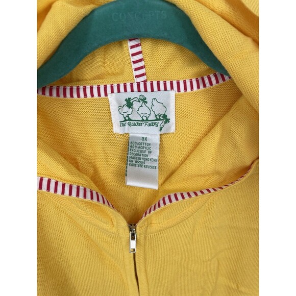 The Quacker Factory Hooded Nautical Short Sleeve Boat Sailor Summer Anchor 3X - Picture 3 of 12